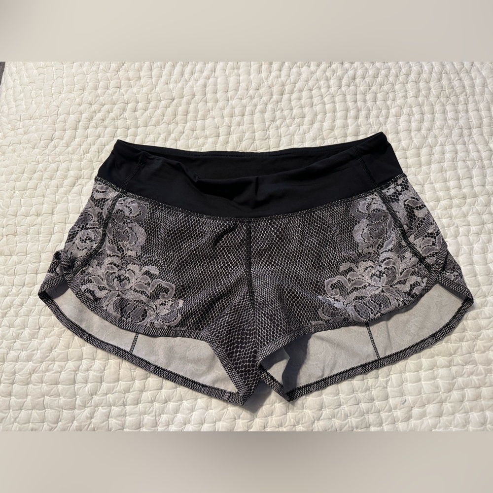 Lululemon speed shorts. 2.5 inch inseam. Like new condition. Size 6